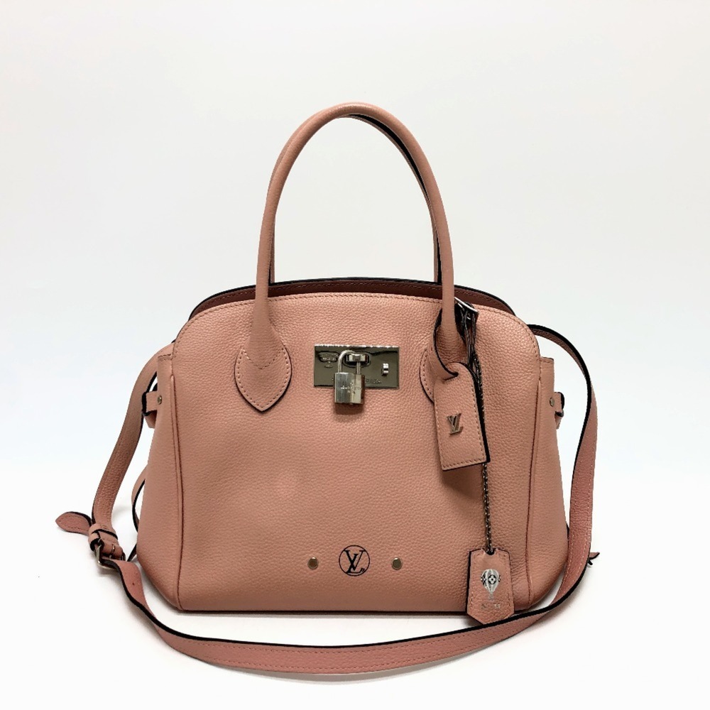 LOUIS VUITTON M54347 Mila PM Tote Bag, Handbag, Leather, Women's, Rose Poodle...